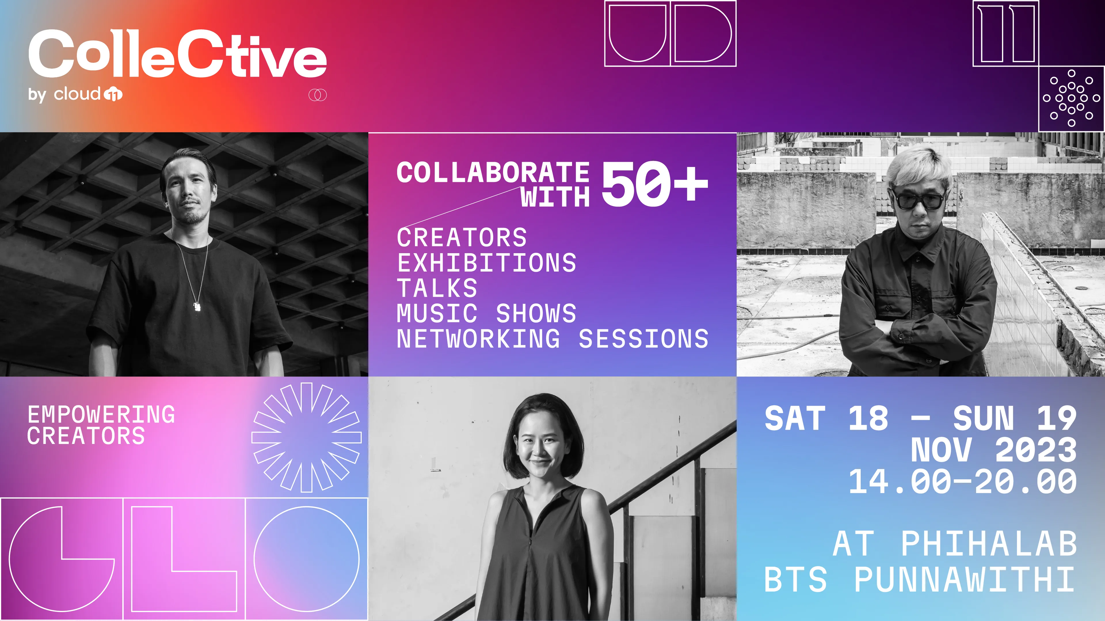 Get ready for the debut of the new phase of creators at the Collective by Cloud 11 event